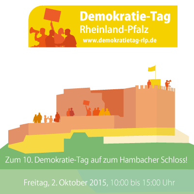 Jetzt anmelden! 10. Demokratie-Tag Rheinland-Pfalz