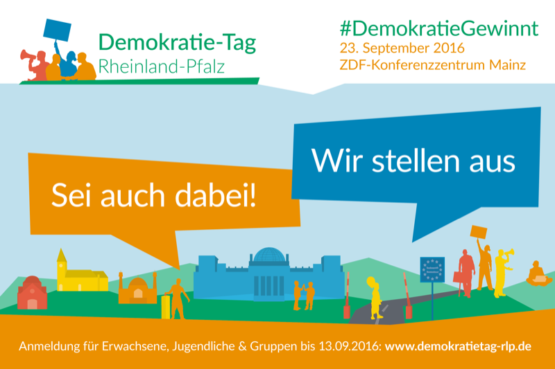 #DemokratieGewinnt am 23.09.2016 in Mainz